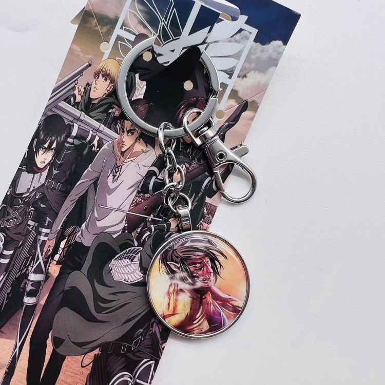 Shingeki no Kyojin Anime peripheral metal keychain pendant 3623 price for 5 pcs
