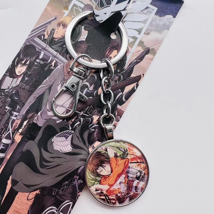 Shingeki no Kyojin Anime peripheral metal keychain pendant 3620 price for 5 pcs