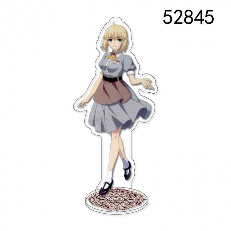 Fate stay night Anime character acrylic big Standing Plates  Keychain 52845