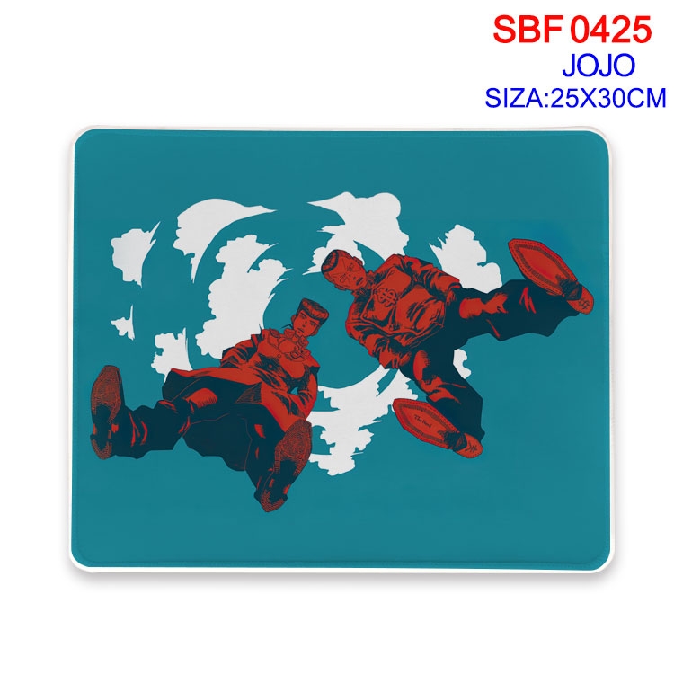 JoJos Bizarre Adventure Anime peripheral edge lock mouse pad 25X30cm  SBF-425