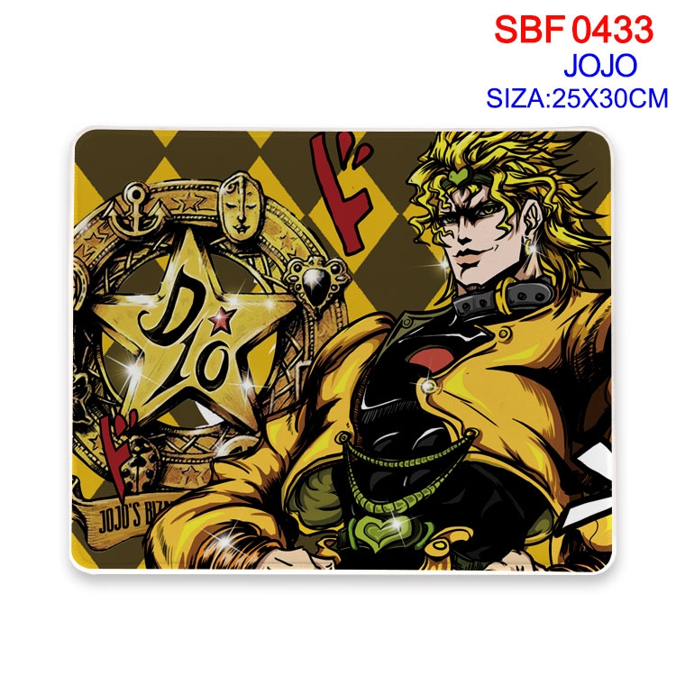 JoJos Bizarre Adventure Anime peripheral edge lock mouse pad 25X30cm SBF-433