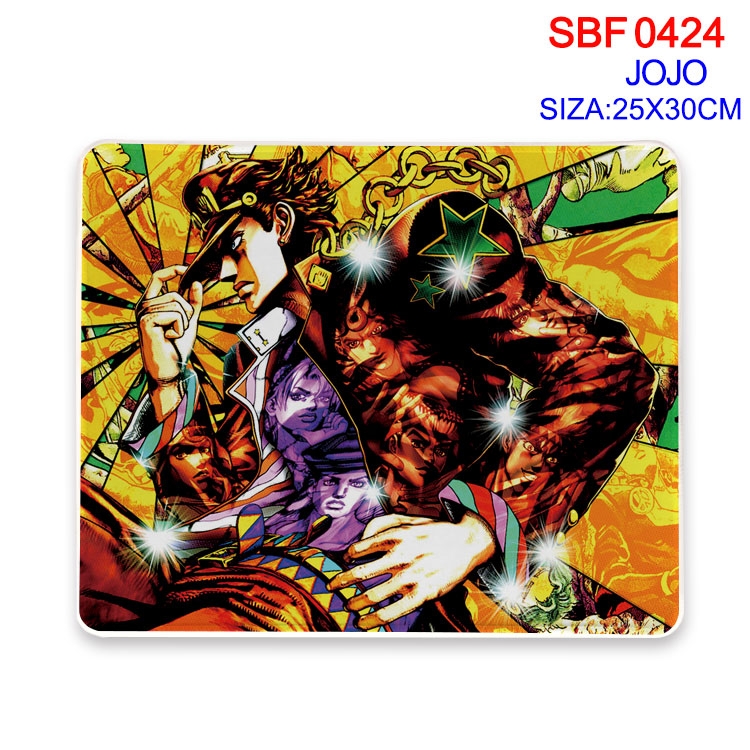 JoJos Bizarre Adventure Anime peripheral edge lock mouse pad 25X30cm SBF-424