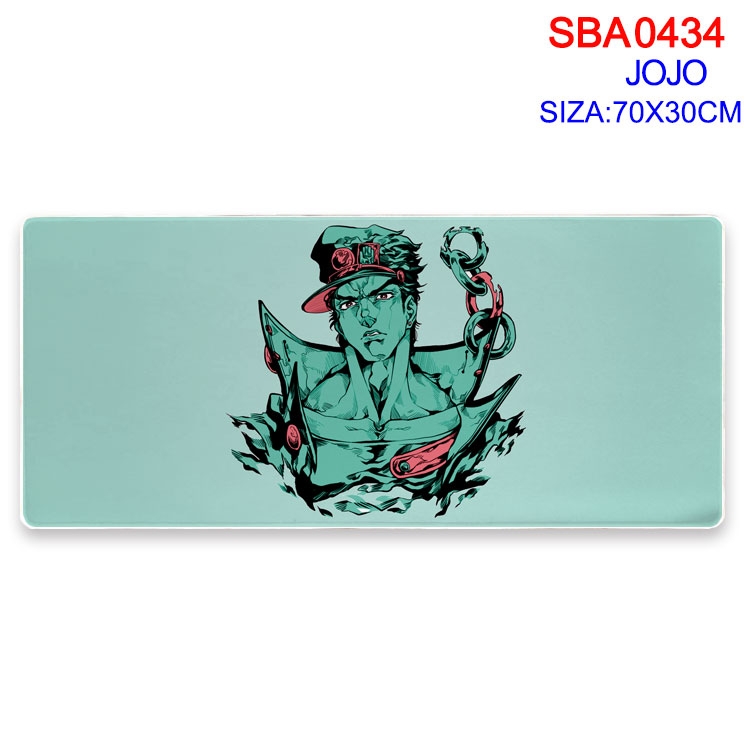 JoJos Bizarre Adventure Anime peripheral edge lock mouse pad 70X30cm SBA-434