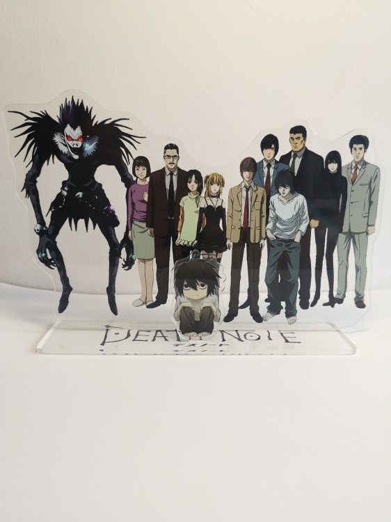 Death note Anime Around New Laser Acrylic keychain Standing Plates 25cm