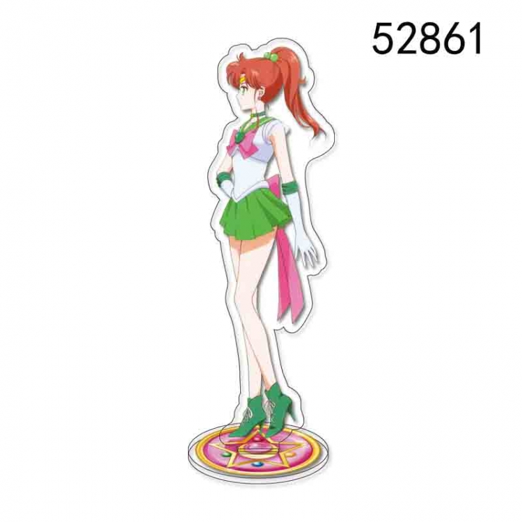 sailormoon Anime character acrylic big Standing Plates Keychain 52861