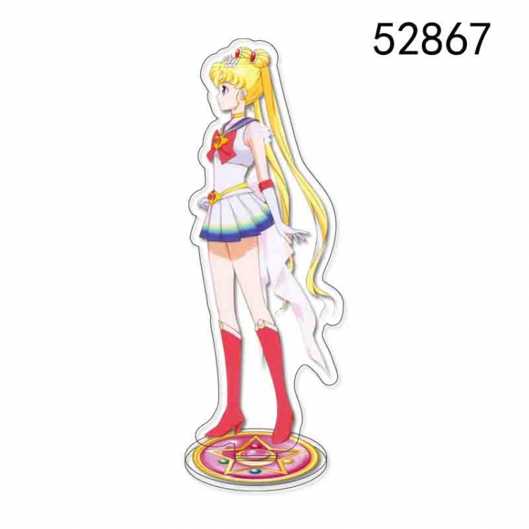 sailormoon Anime character acrylic big Standing Plates Keychain 52867