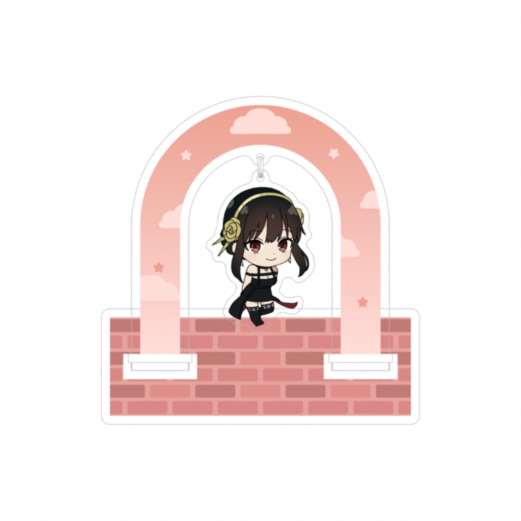 SPY×FAMILY anime character acrylic Standing Plates Keychain 