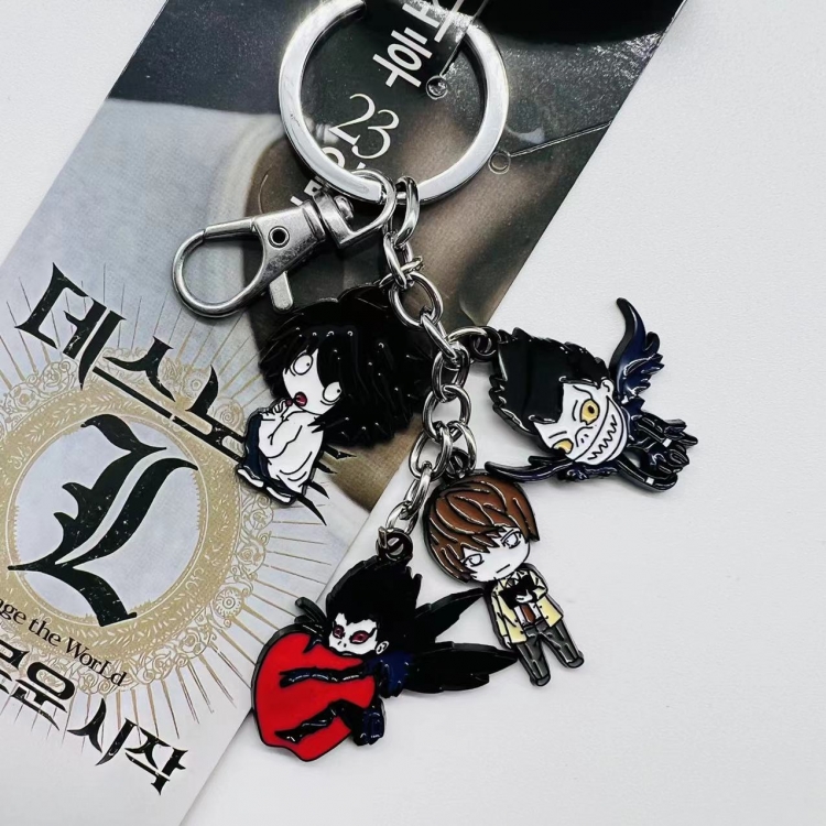 Death note Anime Cartoon 4 Pendant Keychain Bag Pendant 831