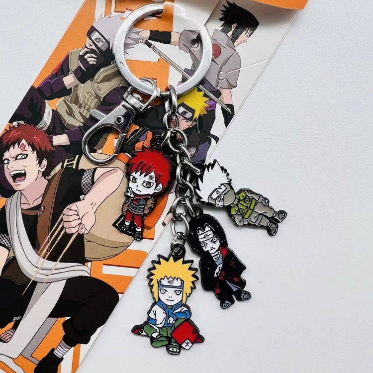 Naruto Anime Cartoon 4 Pendant Keychain Bag Pendant 839