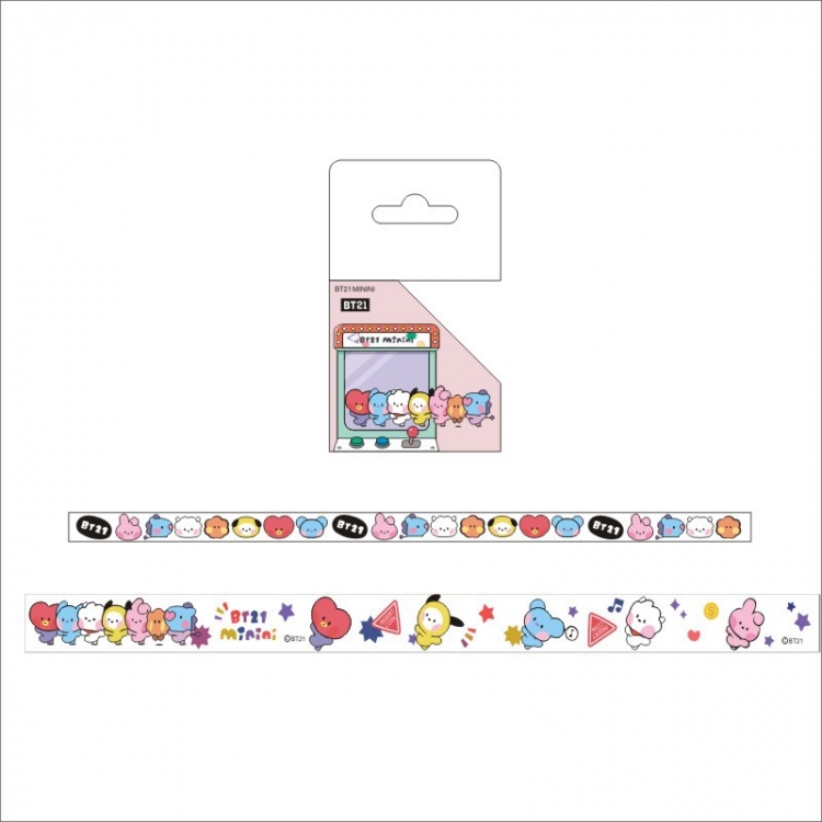 BTS Adhesive tape and paper tape hand account sticker  price for 5 pcs