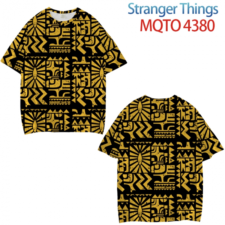 Stranger Things Full color printed short sleeve T-shirt from XXS to 4XL MQTO-4380