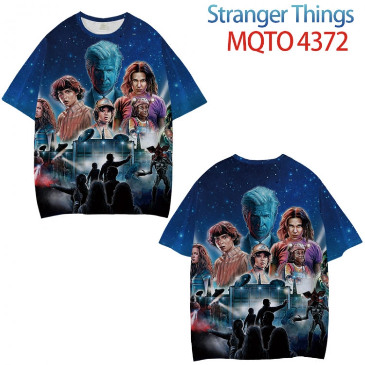 Stranger Things Full color printed short sleeve T-shirt from XXS to 4XL MQTO-4372