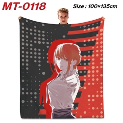 chainsaw man  Anime Flannel Bl...