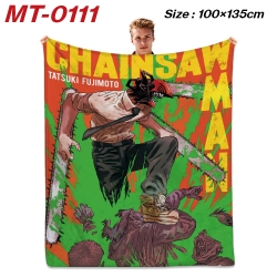 chainsaw man  Anime Flannel Bl...