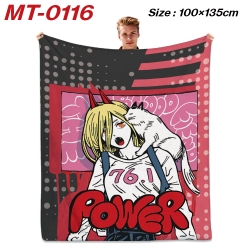 chainsaw man  Anime Flannel Bl...