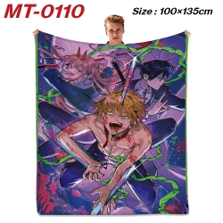 chainsaw man  Anime Flannel Bl...