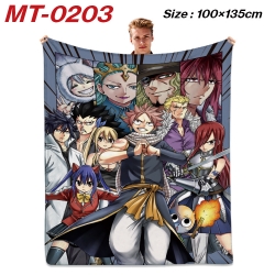 Fairy tail Anime Flannel Blank...