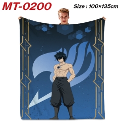 Fairy tail Anime Flannel Blank...