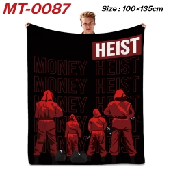 Money Heist  Anime Flannel Bla...