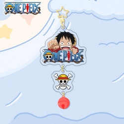 One Piece Colorful Bell Pendan...