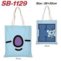 BTS Canvas Tote Shoulder Bag T...