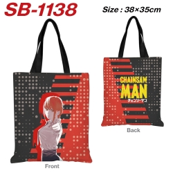 chainsaw man Anime Canvas Tote...