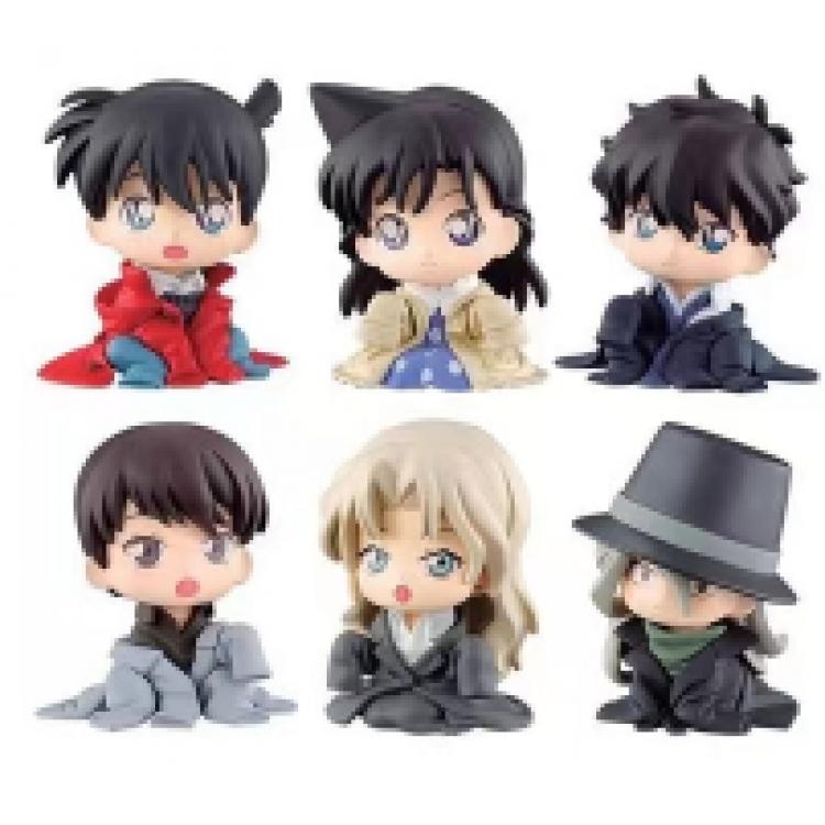 Detective conan 6th generation Bagged Figure Decoration Model 5cm a set of 6