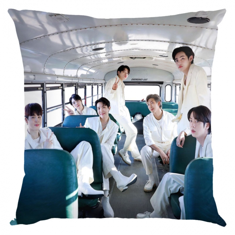 BTS Anime square full-color pillow cushion 45X45CM NO FILLING  BS-1447