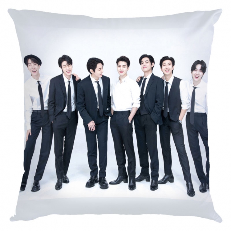 BTS Anime square full-color pillow cushion 45X45CM NO FILLING  BS-1442