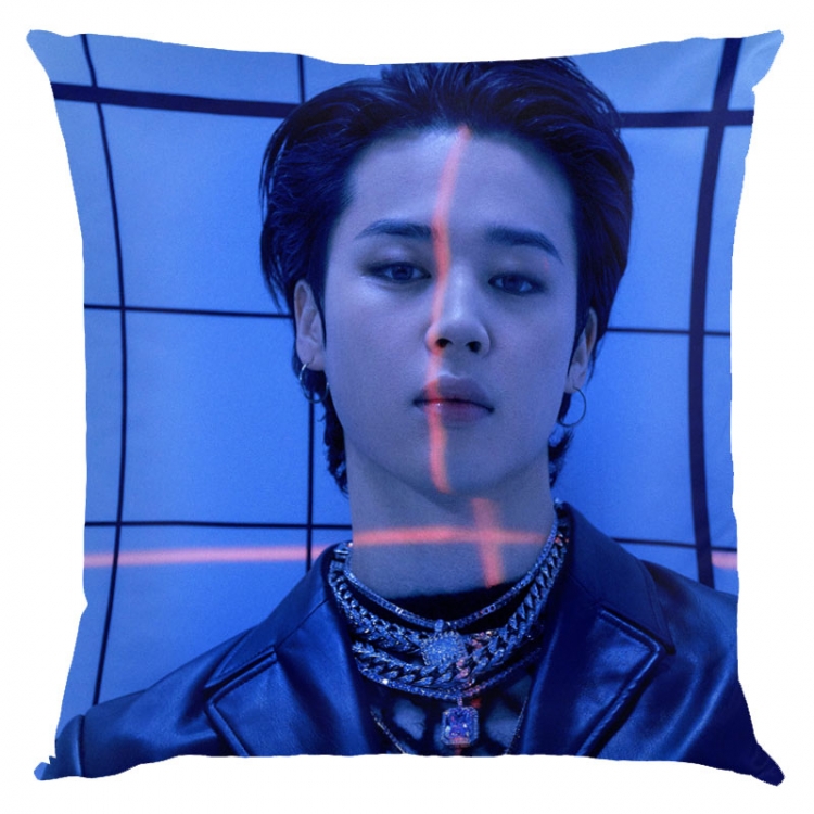 BTS Anime square full-color pillow cushion 45X45CM NO FILLING   BS-1415