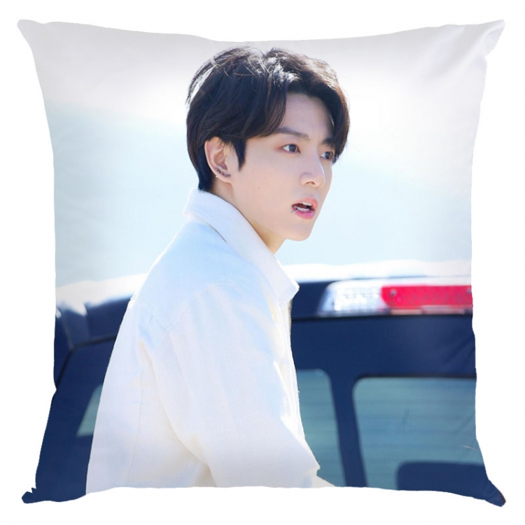 BTS movie star square full-color pillow cushion 45X45CM NO FILLING BS-1451