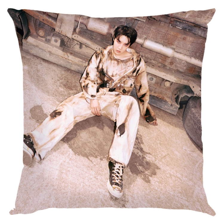 BTS movie star square full-color pillow cushion 45X45CM NO FILLING BS-1482