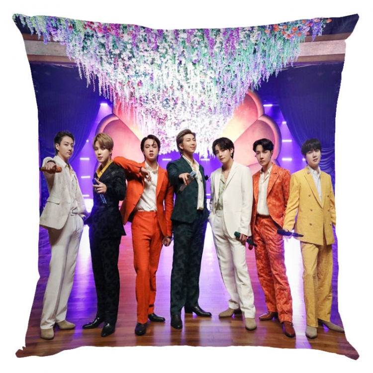 BTS movie star square full-color pillow cushion 45X45CM NO FILLING BS-1484
