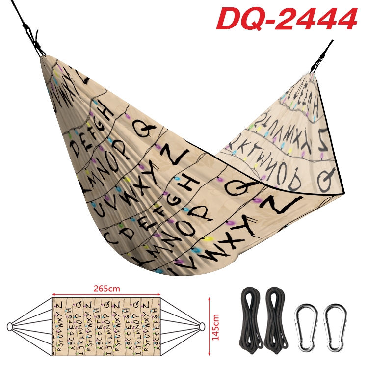 Stranger Things Outdoor full color watermark printing hammock 265x145cm DQ-2444