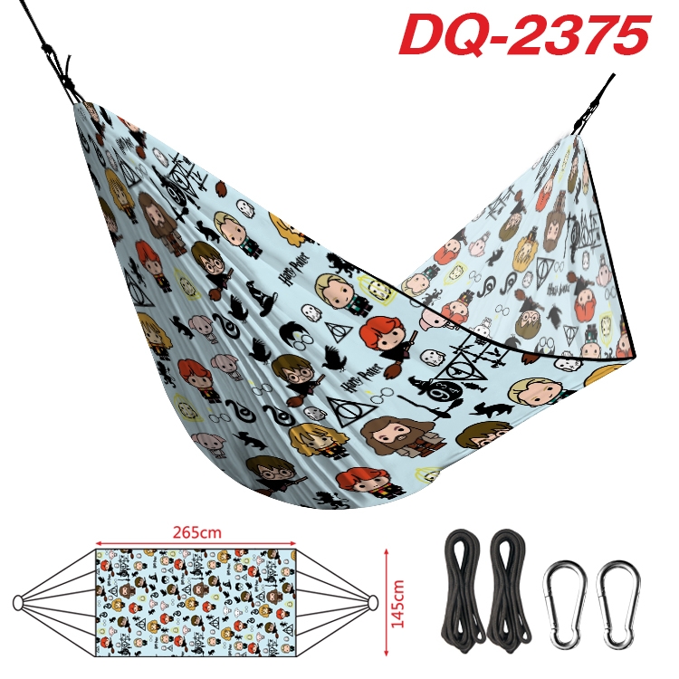 Harry Potter Outdoor full color watermark printing hammock 265x145cm DQ-2375