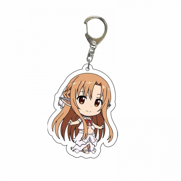 Sword Art Online Anime Acrylic Keychain Charm price for 5 pcs 8892