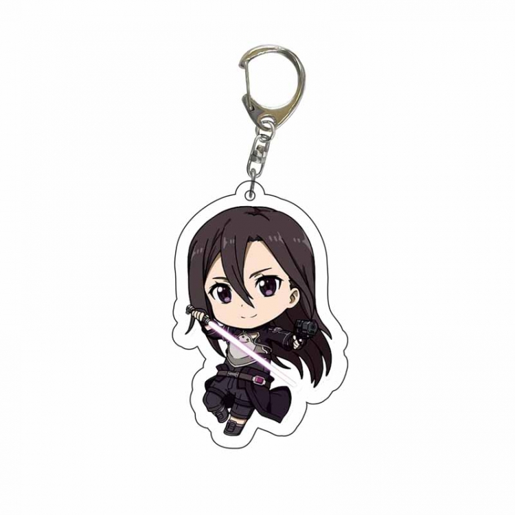 Sword Art Online Anime Acrylic Keychain Charm price for 5 pcs  8877