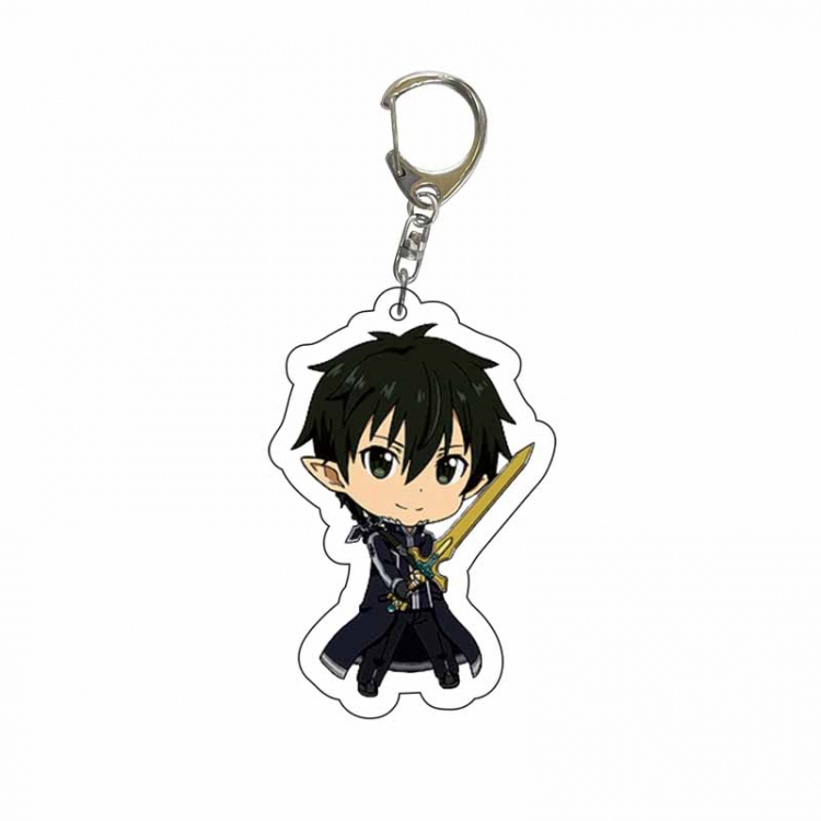 Sword Art Online Anime Acrylic Keychain Charm price for 5 pcs  8888
