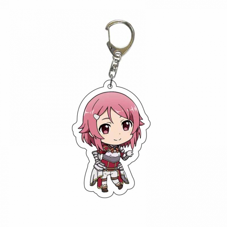 Sword Art Online Anime Acrylic Keychain Charm price for 5 pcs  8890