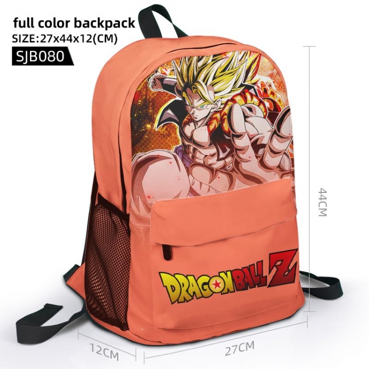 DRAGON BALL Anime full color backpack 27x44x12cm support single style customization SJB080