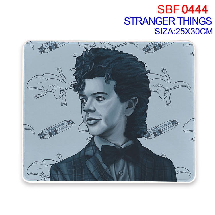 Stranger Things Anime peripheral edge lock mouse pad 25X30cm SBF-444