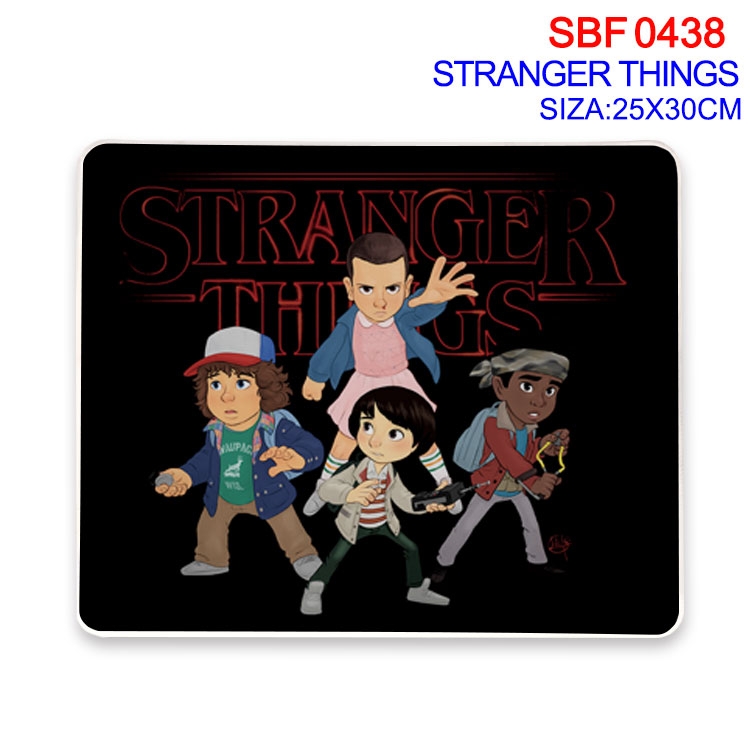 Stranger Things Anime peripheral edge lock mouse pad 25X30cm SBF-438