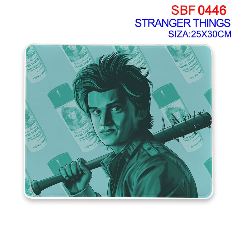 Stranger Things Anime peripheral edge lock mouse pad 25X30cm SBF-446