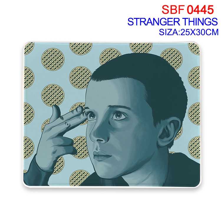 Stranger Things Anime peripheral edge lock mouse pad 25X30cm  SBF-445