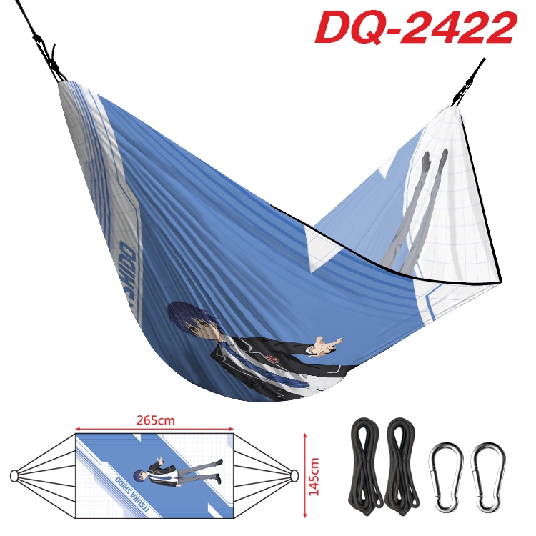 Date-A-Live Outdoor full color watermark printing hammock 265x145cm  DQ-2422