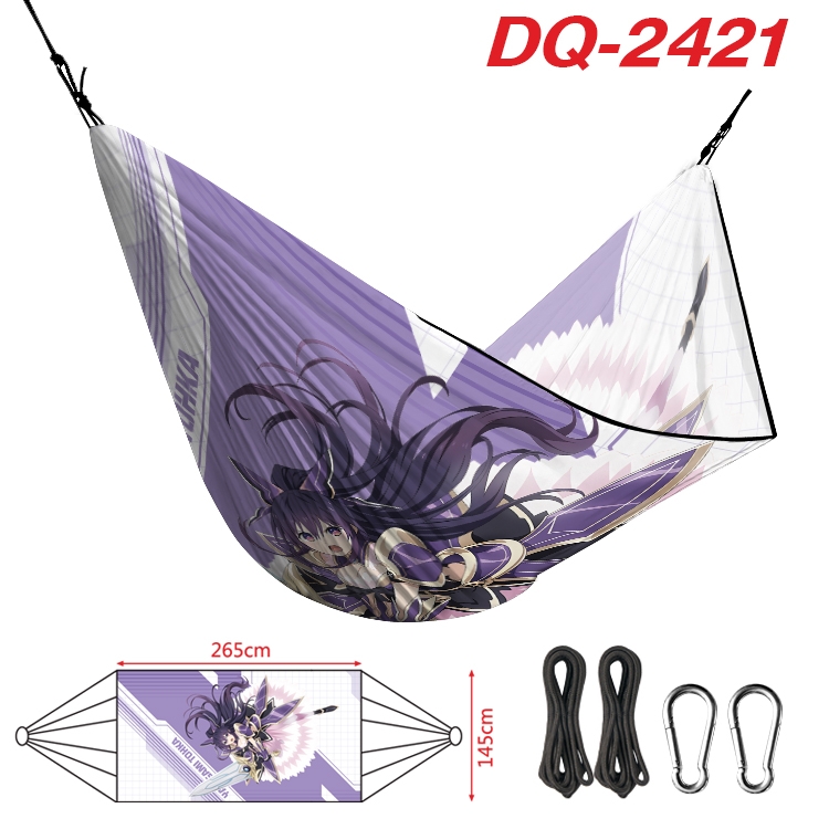 Date-A-Live Outdoor full color watermark printing hammock 265x145cm DQ-2421