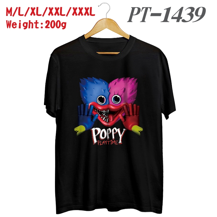 poppy playtime Anime Cotton Color Book Print Short Sleeve T-Shirt from M to 3XL PT1439