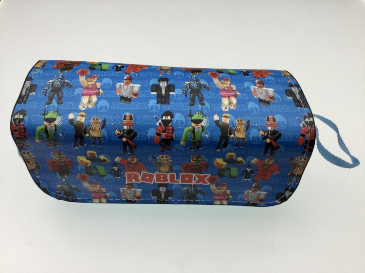 Roblox Double zipper PU student stationery box pencil case 20X10X7.5M