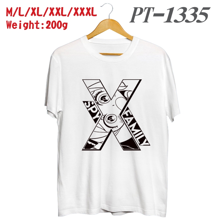SPY×FAMILY Anime Cotton Color Book Print Short Sleeve T-Shirt from M to 3XL PT1335
