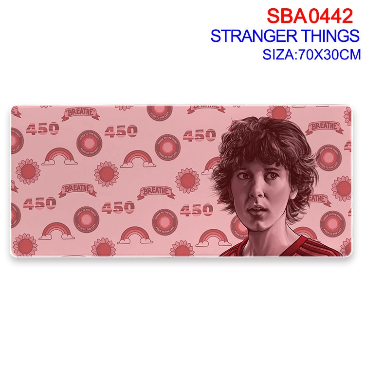 Stranger Things Anime peripheral edge lock mouse pad 70X30cm SBA-442